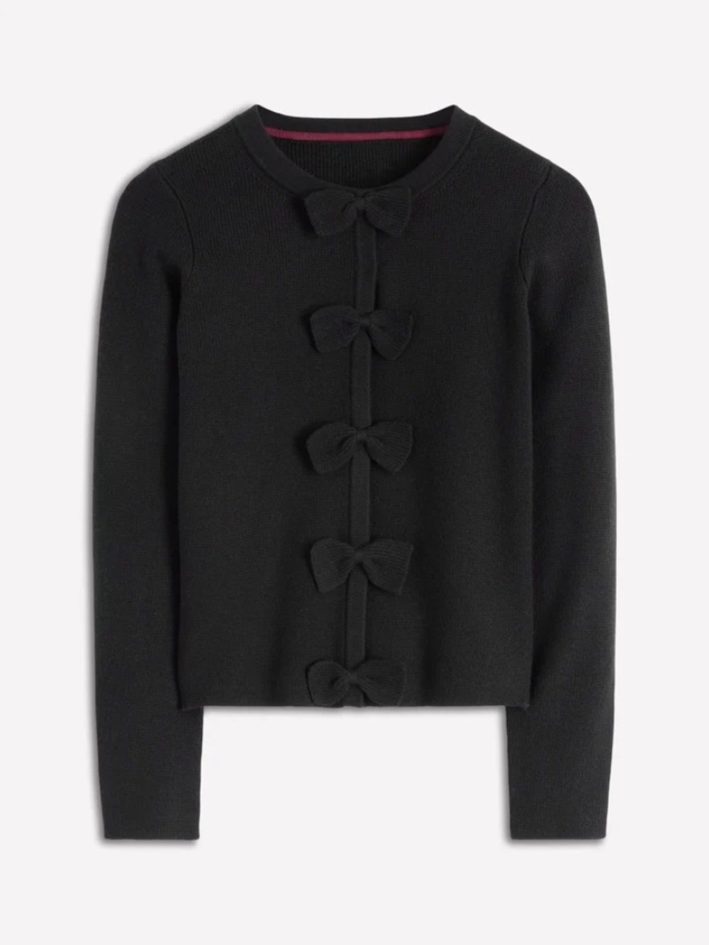 Boden Knitted Bow Cardigan